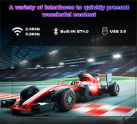 Dispositivo de tv inteligente H96 MAX, decodificador con android 12, 4K, HDR, software, google play store, vídeo, Youtube, WIFI integrado, banda dual