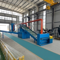 Machine de recyclage du verre laminé usagé, équipement de séparation du film PVB, ligne de production de recyclage du verre pare-brise