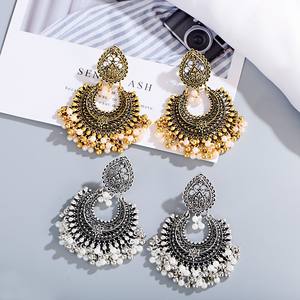 <span class=keywords><strong>Orecchini</strong></span> per Donne Accessori Campanelle Gioielli Indiani <span class=keywords><strong>Orecchini</strong></span> per Ragazze Moda Vintage <span class=keywords><strong>Orecchini</strong></span> Pendenti Regalo Kolczyki - Product Image 4