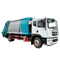 Camion compacteur de déchets Dongfeng D9 de 18 mètres cubes, freinage pneumatique ABS, avec réservoir d'égouts scellé, directement de l'usine