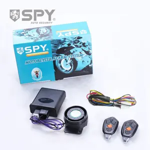 SPY Electric Shock Motorcycle Vibration Keyless 2 Wheel 1 Way Security Speaker Theft Alarm Set 120Db Motorcycle