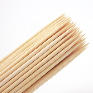 Pack personnalisé longues brochettes en bois pour barbecue, griller, Kabob, viande pour voyage Camping approvisionnement d'usine - Product Image 5
