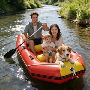 Bateau gonflable neuf 2025, bateaux gonflables robustes, PVC 0,9 mm certifié CE pour rivière, mer, toutes les occasions d'amusement aquatique - Product Image 1