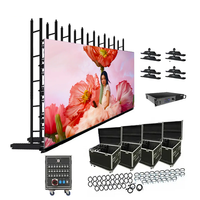 Écran LED suspendu 16x9 pieds pour location de scène, événements et concerts, panneaux LED modulables 500x1000mm, 7680Hz