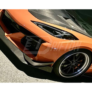Alerones Delanteros de Fibra de Carbono Estilo Z07 para Chevrolet Corvette C8 Z06 Z07 y E-Ray 2020-2026, Tejido 3K/6K/12K, Kit de Carrocería con Fijación por Tornillos - Product Image 2