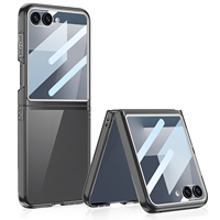 Coque de téléphone PC GKK très vendue pour Z Flip 7/6/5 avec protection d'écran, porte-cartes, antichoc, étanche, protection 360°