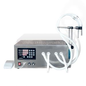 Desktop Digital Control High-Flow Liquid Filling Machine, Dual-Filling Head Small Quantitative <b>Pump</b>, Semi-Automatic Filler - Product Image 3