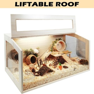 Bộ chuồng nuôi thú cưng bằng gỗ nguyên khối, nuôi gà, chuồng leo trèo cho hamster, chuồng giữ nhiệt độ ổn định cho gà - Product Image 5