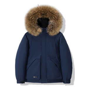 Nouveau design de veste d'hiver chaude verte pour hommes vêtements d'extérieur par temps froid - Product Image 4