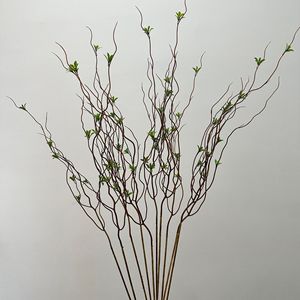 Branches de saule artificielles Meng Jie avec feuilles vertes pour arrangements floraux et décoration intérieure - Product Image 2