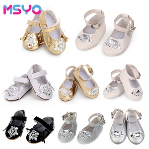 MSYO Venda Quente: Sapatos Exquisitos de Diamante Grande para Bonecas Americanas de 18 Polegadas, Sapatinhos para Bonecas Meninas - Product Image 1