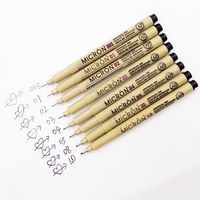 Très Demandé : Marqueurs Professionnels Sakura Noir, Pointe Fine pour Dessin et Croquis