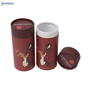 Emballage de boîte en tube de papier biodégradable avec logo personnalisé et écologique avec logo personnalisé - Product Image 6