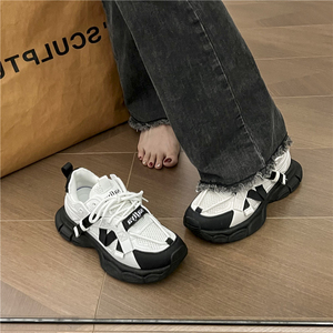 <span class=keywords><strong>Sneakers</strong></span> con Piattaforma da Donna Estate 2023, Scarpe Casual Chunky, Scarpe da Ginnastica alla Moda in Mesh Stile Dad Shoes, Scarpe da Corsa Femminili - Product Image 4