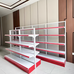 رفوف مخصصة ذات وجهين لعرض المنتجات في السوبر ماركت، أرفف عرض للبقالة - Product Image 6