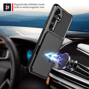 Custodia a Portafoglio Magnetica in Pelle di Lusso per Auto con Chiusura a Fibbia per <span class=keywords><strong>Samsung</strong></span> A56 A36 A26 A16 A55 A35 A25 A15 A54 A35 A24 A17 Flip - Product Image 3