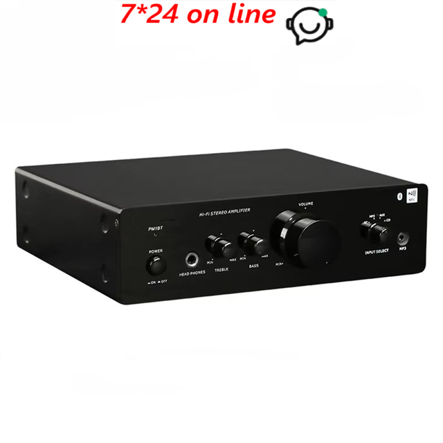 PM1 HiFi 2.0 BT NFC Pure Power Amplifier 20W*2 Small Home MINI Desktop Style