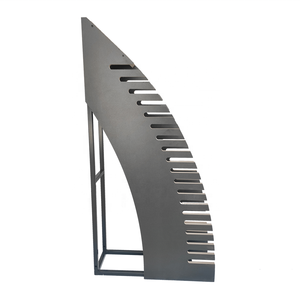 Decorative Building Materials Exhibition Hall Sample Marble Granite Slabs Floor Tile Wood Board Display Rack Holder