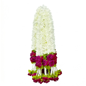 Guirnalda de Flores Artificiales con Perlas de Rosa AFF-Garland-8.5 Precio Rs.1200/10 piezas - Product Image 1