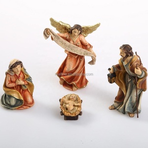 Cina fabbrica personalizzata di qualità Premium resina statua religiosa artigianato ornamento regalo presepe di natale all'aperto - Product Image 3