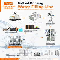 Usine d'embouteillage d'eau PET 12000 BPH pour usine d'eau potable, production continue stable, machine d'embouteillage d'eau, Chine