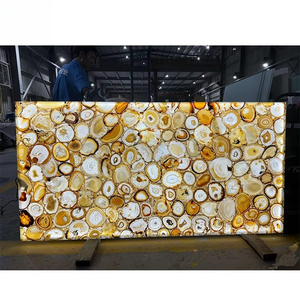 Panel de Ducha Retroiluminado de Piedra Natural Única y Translúcida, Categoría de Producto Premium - Product Image 2