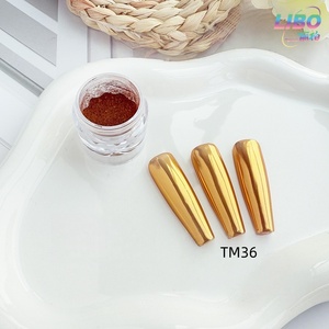 Cập nhật mới 6 màu sắc gương Chrome bột màu vàng Chrome long lanh sắc tố - Product Image 4