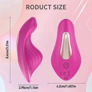 Vibrateur portable connecté pour femmes, 9 modes, stimulation puissante à <span class=keywords><strong>deux</strong></span> points, masseur personnel rechargeable, jouets sexuels pour couples - Product Image 6