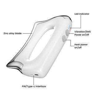 2025 Elektrische Warmte Spierstimulator Schrapen Fascia <span class=keywords><strong>Microcurrent</strong></span> Pijnverlichting Relaxatie Tool Voor Afslanken Vormgeven Massage Pistool - Product Image 2