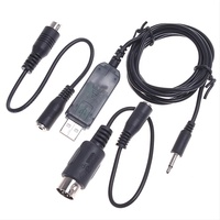 Cable de Simulador de Vuelo USB Flysky FS-SM100 Compatible con Transmisores de Radio RC FMS FS-i6 FS-i6X FS-T6 FS-CT6B