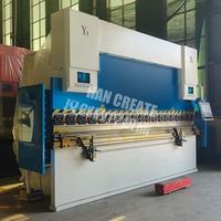 Presse plieuse hydraulique CNC NC DE15 CybTouch12 à 4+1 axes pour tôles d'acier doux 2m 2.5m 3.2m 4m 6m 8m