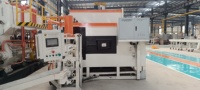 Horno de Calentamiento de Aluminio Multibillet 1650T, 35KW 380V, Calentador PLC para Prensa de Extrusión