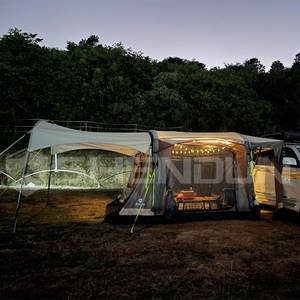 SNDN extérieur étanche RV tente <span class=keywords><strong>gonflable</strong></span> auvent deux chambres tissu en Nylon pour <span class=keywords><strong>caravane</strong></span> et camping aérien - Product Image 6