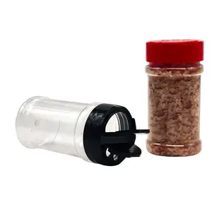 Plastic Spice container Bottle / Empty 6oz shaker Jar Container bottle for spice or glitter