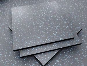 Absorption acoustique haute dentisterie 3mm -- tapis en caoutchouc d'épaisseur de 10mm sous les rouleaux de sol pour l'exercice à la maison de gym - Product Image 4