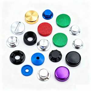Dongguan Custom Metal & Plastic Audio Switch Guitar Volume Control Potentiometer Knobs Knurled CNC Aluminum Machining Switches - Product Image 3