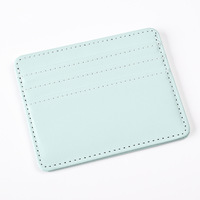 Porte-cartes d'identité en cuir PU Urban Simplicity en gros, porte-cartes de crédit personnalisé avec logo, mini porte-cartes de visite en cuir