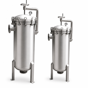 ตัวกรองถุงสแตนเลส SUS304/316L อัตราการไหลสูง โครงสร้างทนทาน สำหรับระบบบำบัดน้ำอุตสาหกรรม - Product Image 1