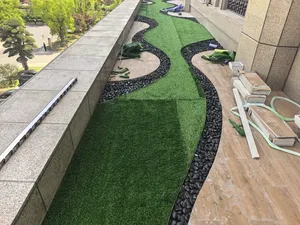 Césped artificial duradero para exteriores, césped sintético, alfombra verde natural, césped artificial para jardín - Product Image 5