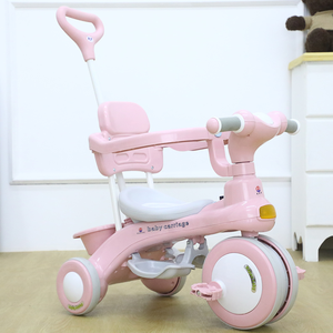 Vente en gros de tricycles pour enfants à prix avantageux, tricycle à double siège pas cher, tricycle en métal pour enfants - Product Image 5