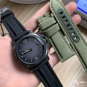 Reloj de Lujo VS Factory <span class=keywords><strong>PAM</strong></span> 9010 con Movimiento Mecánico de Cuerda Automática, Cristal de Zafiro, Superluminiscencia, Caja de Acero Inoxidable y Correa de Goma - Product Image 5