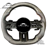 Volant pour Mercedes-Benz, personnalisé, demi-perforé, entièrement en cuir, CLS GLE W213 W238 W205 E206 W222 W223 W463 W167 G63 Classe C