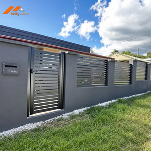 Electrophoresis Coated Steel Slat <b>Fencing</b> 30-Year Lifespan Outdoor <b>Privacy</b> Panels <b>for</b> Engineering and Construction Projects - Product Image 3