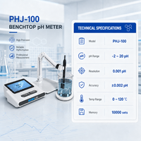 pH-mètre de paillasse IKEME, résolution 0,001 pH, testeur de pH numérique de laboratoire 3-en-1 (pH, mV, température) avec ATC pour la qualité de l'eau et les tests alimentaires
