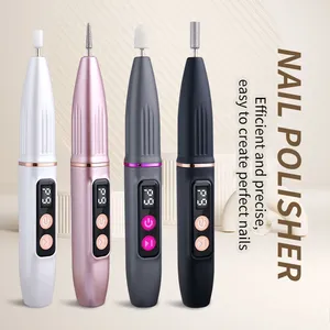 Lima de Uñas Eléctrica Recargable, Lima de Uñas Profesional Portátil para Acrílico, Gel y Pulido, Diseño Inalámbrico - Product Image 1