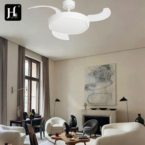 Y360 LED Decorative <b>Ceiling</b> Fan <b>Light</b> with <b>Remote</b> <b>Control</b> 36/42 inch Invisible Telescopic Design Modern Bedroom Fan <b>Light</b> - Product Image 6