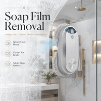 Robot de nettoyage de vitres électrique pour la pellicule de savon sur les vitres dépolies dans les spas, salles de bain et foyers – Approvisionnement stable OEM/ODM