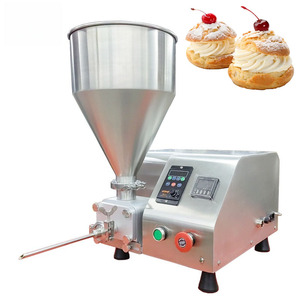 Machine de remplissage et de dépose de garniture pour pâtisseries, glaces, biscuits, beignets, mousses, gâteaux, pâtes à cupcakes et glaçages, idéale pour les petites boulangeries. - Product Image 2