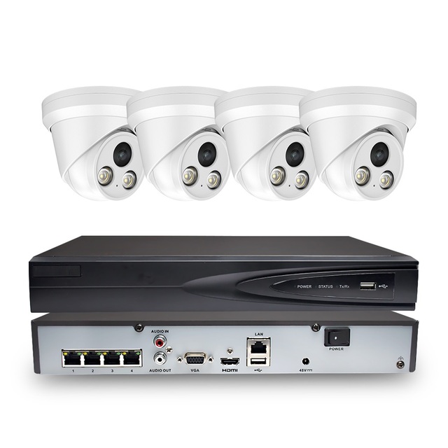 OEM Hik PG2357c 5MP CMOS PoE Security Camera with IR Night Vision Memory Card Storage IP67 Waterproof Two-Way Audio Turret Style