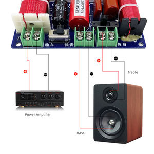 ครอสโอเวอร์ลำโพงเสียงแหลมเบส 250W ระดับมืออาชีพ แบบ 2 ทาง สำหรับทวีตเตอร์และวูฟเฟอร์ ตัวแบ่งความถี่เสียงสูงต่ำ WEAH 204 - Product Image 6